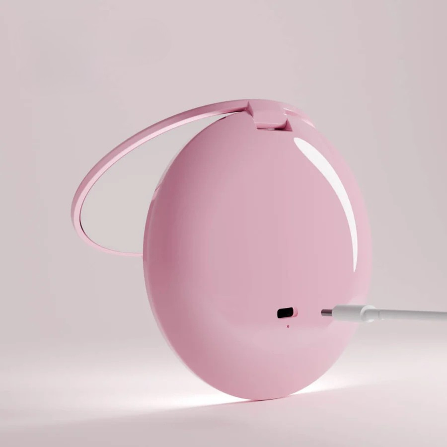 Miroir de poche avec éclairage LED